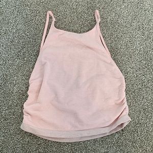M/L Light pink halter top.